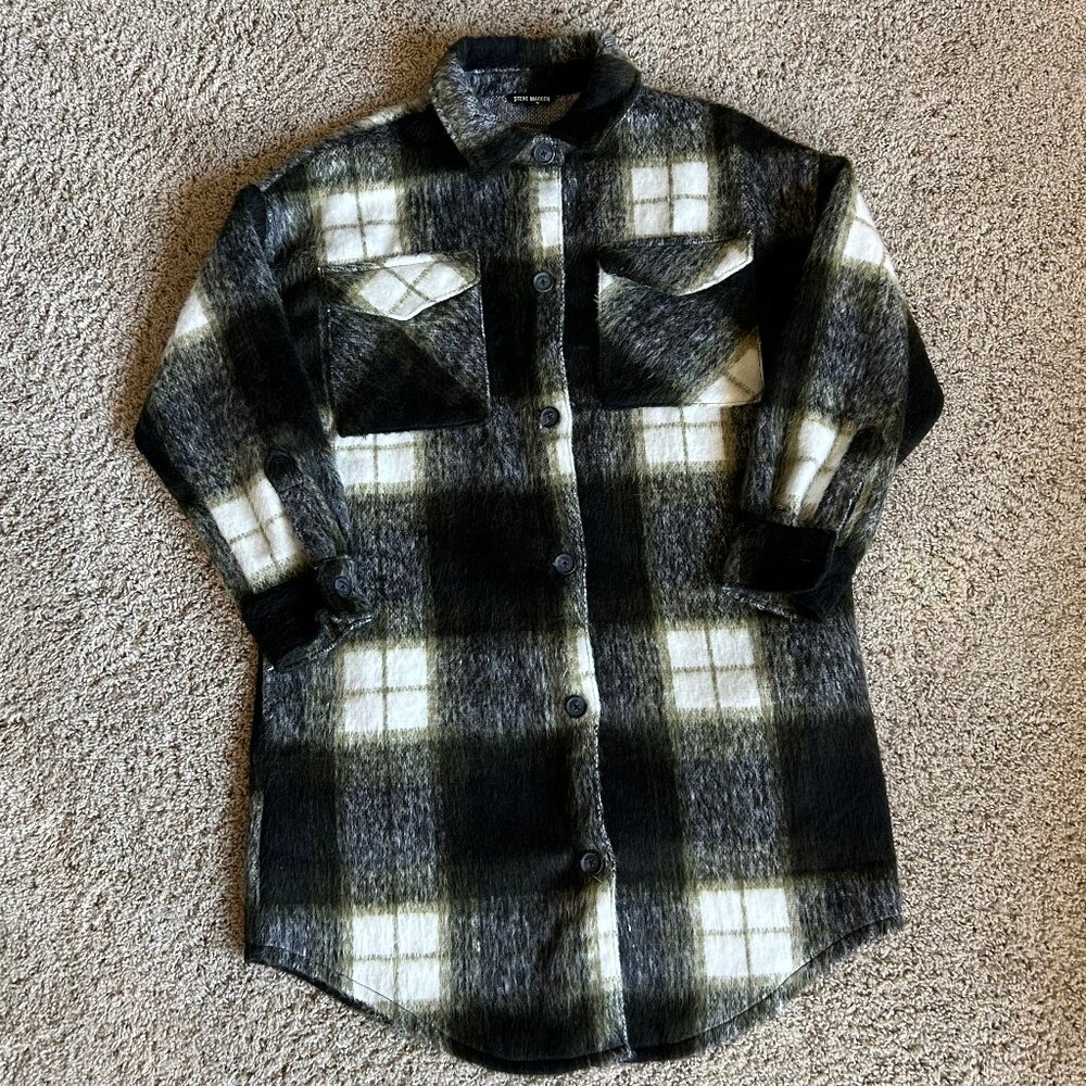 Jacket -- Steve Madden Women's Chloe Plaid Shacket
